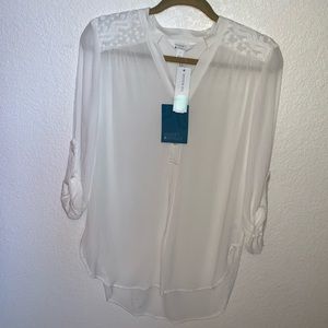 Market & Spruce Sheer White Top